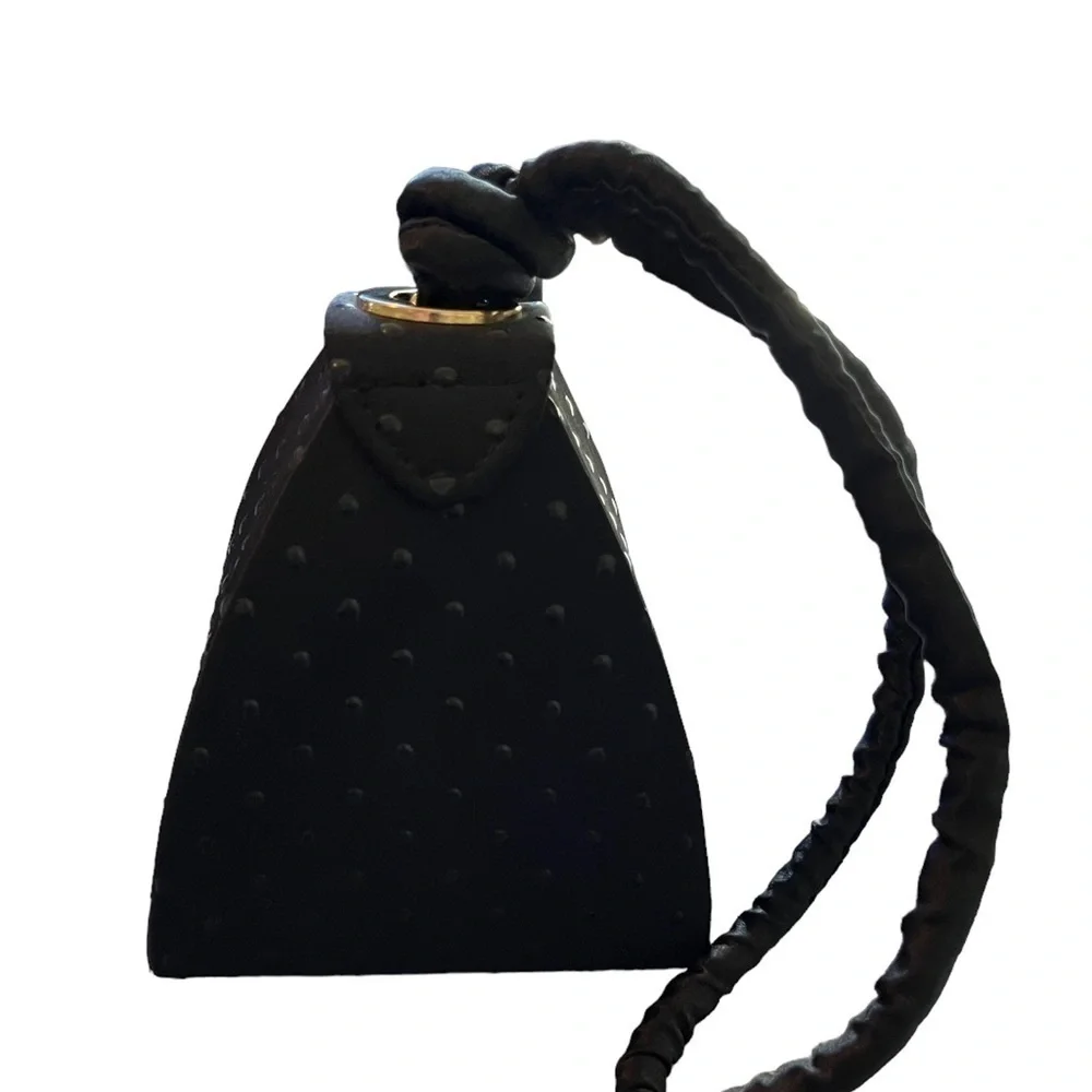 Small Black Purse With Gold Accents (Perfect for Prom or Wedding)